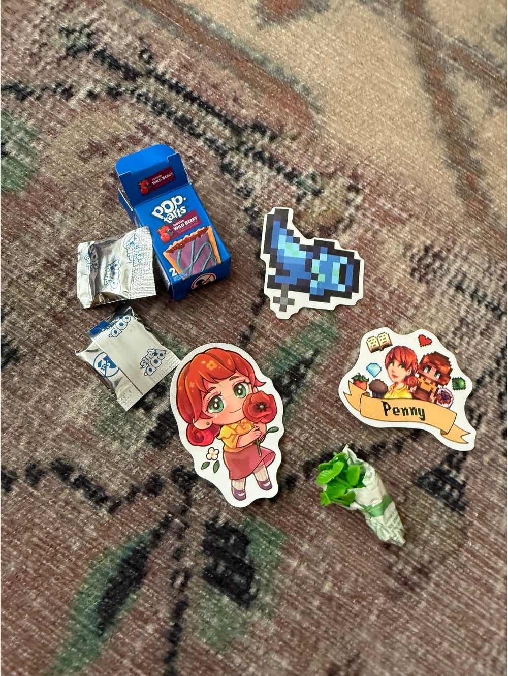 Miniverse dolls bundle sticker lot plant poptarts colorful